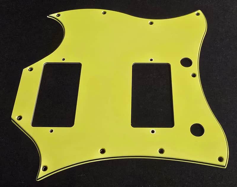 Carmedon Gibson SG Pickguard Big Bird Yellow - Satin image 1