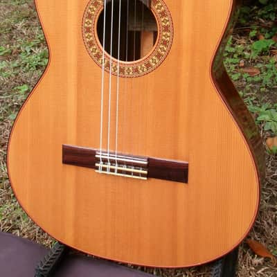 1977 Kazuo Yairi YC-30 AMAZING RAMIREZ STYLE Classical Concert Guitar+Hard Case plus more extras image 3