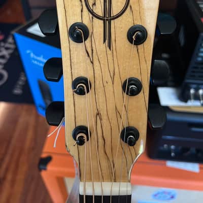 Teton STA130SMCENT Spruce/Spalted Maple Grand Auditorium with Electronics 2010s - Natural image 3