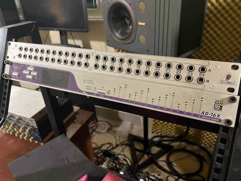 Apogee AD-16X 16-Channel 192kHz Reference A/D Converter 2000s - Silver image 1