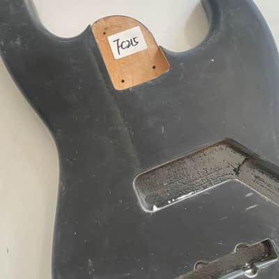 Black Basswood Jazz Bass Style Body image 4