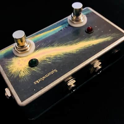 Saturnworks 2-Way Active Buffered Splitter / Buffer / Tuner out Pedal with Switches for Guitar or Bass - Handcrafted in California image 1