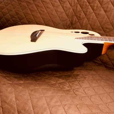 Ovation AE44-4S Applause Elite Mid-Depth Spruce Top Mahogany Neck 6-String Acoustic-Electric Guitar image 7