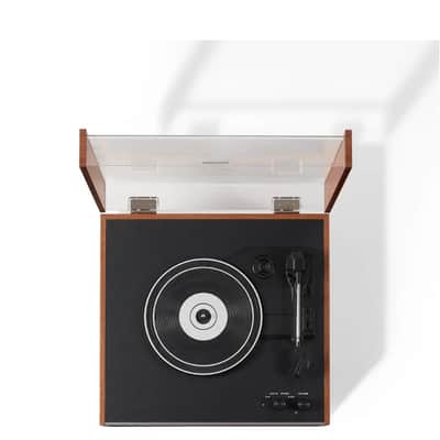 Crosley CR6237A Dean 3-Speed Bluetooth Record Player Natural With Legs-NEW image 14