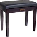 Roland RPB100 Rosewood Piano Stool with Vinyl Seat and Music Compartment
