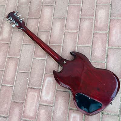 RARE 1974 Greco SG-600 (Angus Young AC/DC Inspired) … Maxon U-1000 PAF REPLICA + Batwing Pickguard + Vibrola ... Made in Japan Lawsuit Era + GIGBAG image 4