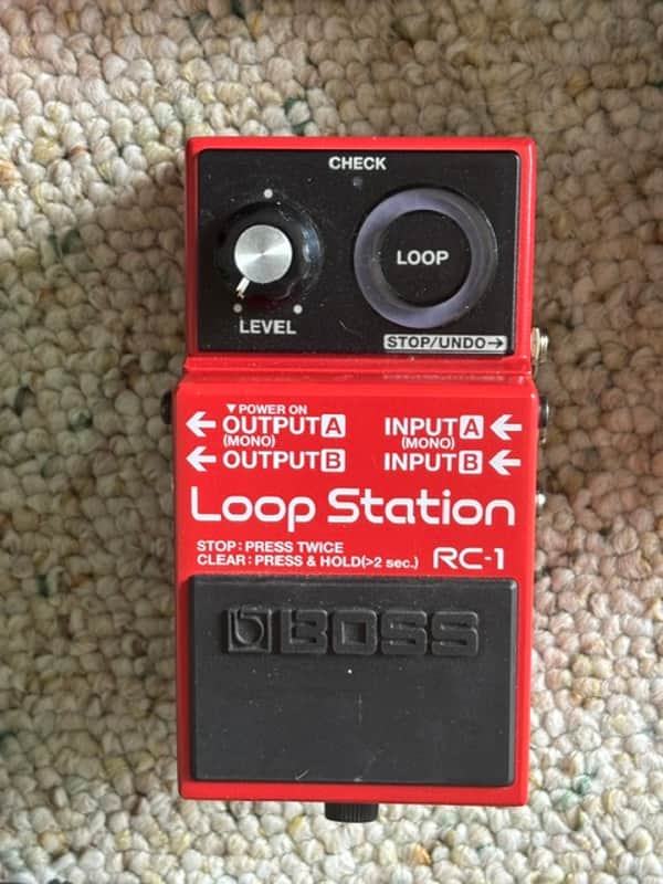 Boss RC-1 Loop Station 2014 - Present - Red