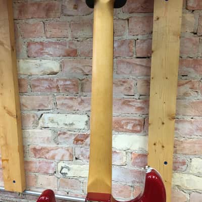 USED Fender Noventa Stratocaster 2021 - Crimson Red Transparent image 7