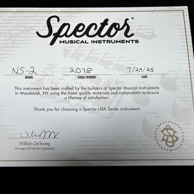 Spector USA NS-2, Chestnut Super Natural (Gloss Finish) / Birdseye Maple / 1.64" Nut 8.9 LBS *On Order, ETA Jan. 2027 image 14