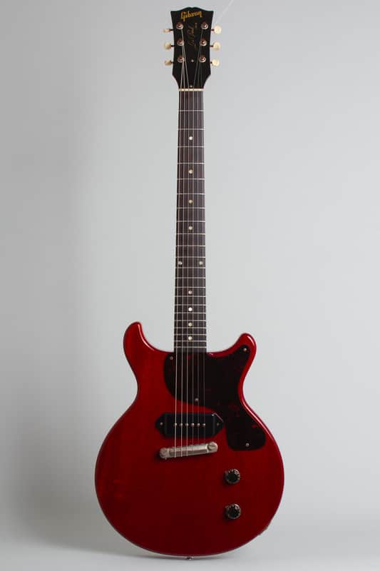 Gibson Les Paul Junior Solid Body Electric Guitar (1960), ser. #0-7205, brown tolex hard shell case. image 1