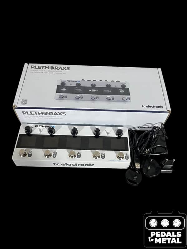 TC Electronic Plethora X5 TonePrint Multi-Effects Pedalboard with Power Supply 2020 - Present - White - X17110 image 1