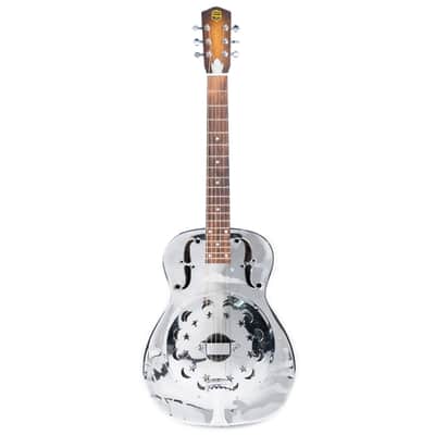 Dobro Duolian Nickle Plated Palm Tree, Sun & Moon Owned By Billie Joe Armstrong Of Green Day image 1