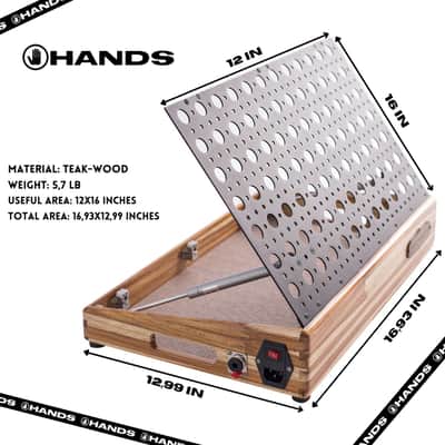 Hands Custom Pedalboard Supreme 16" X 12" with Softcase Luxury image 8