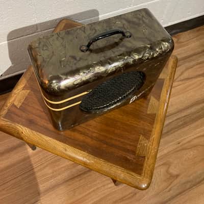 Bronson Mother of Pearl lap steel amp 1947 - Black MOP image 5