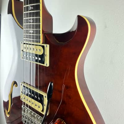 PRS SE Custom 22 Semi-Hollow Tortoise Shell 2019 Europe Exclusive LTD with bag image 5