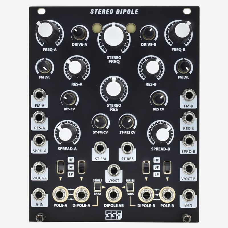 SSF Steady State Fate Stereo Dipole Eurorack Quad Core Stereo Filter Module image 1