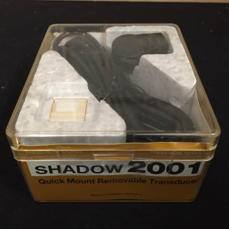 Shadow 2001 Quick Mount Removable Transducer 80's Black image 1