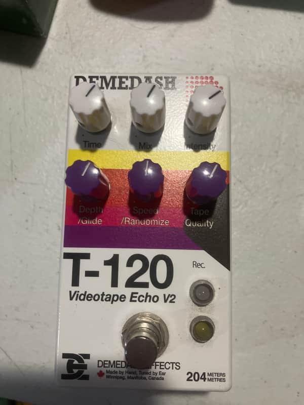 Demedash Effects T-120 Videotape Echo V2 2020 - White image 1