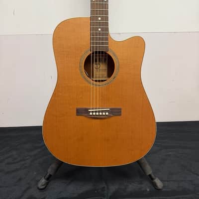 Used Teton STS105CENT 105 Series Dreadnought Acoustic Electric Guitar with Case image 8