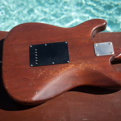 Vintage  & RARE 1979 Greco Super Sound Stratocaster - All Mahogany Construction -Made In Japan image 7