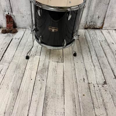 Tama Imperialstar IE58C 5 Piece Drum Set w Snare & Meinl Cymbals Hairline Black image 9