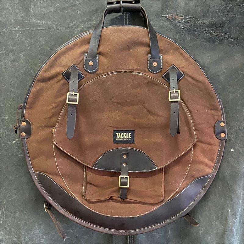 Tackle Instrument Supply Backpack Cymbal Bag 22" Brown image 1