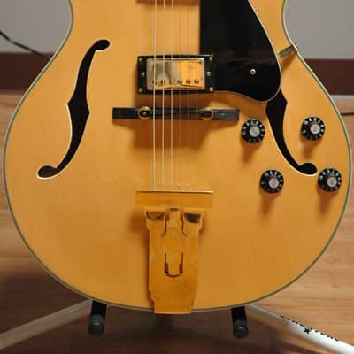 Washburn J-6 Hollow Body Natural Finish image 4