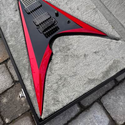 ESP E-II Arrow-7 Baby Metal 2017 - 2018 - Black with Red Bevels image 2
