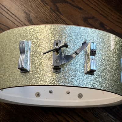 Ludwig Jazz Festival Silver Sparkle Snare 1963 (pre-serial) image 15