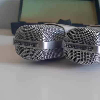 Set of 2x Sennheiser MD 421-N Cardioid Dynamic Microphones 1960s - 1980s - White image 7