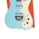 Silvertone 1449 Series Dbl Cut Bolt-on, Light Blue