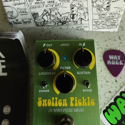 Way Huge WM41 Smalls Swollen Pickle Fuzz MkIII 2020 - Present - Green image 6