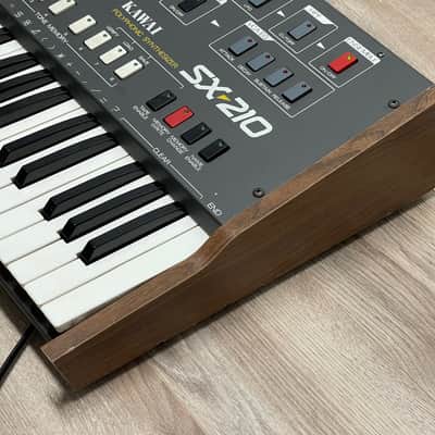 Kawai SX-210 61-Key Analog Synthesizer 1983 - Black / Wood image 11