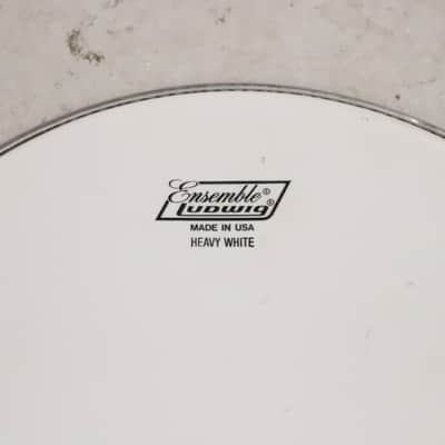 Ludwig Ensemble 12" Heavy White Drum Head Vintage image 2