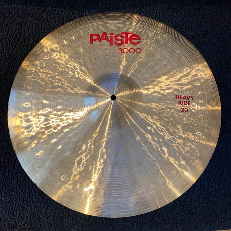 Paiste 20" 3000 Heavy Ride Cymbal 1983 - 1993 - Traditional image 1