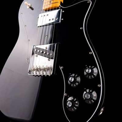Pre Owned 2024 Fender American Vintage II 1977 Telecaster Custom Black With OHSC image 5