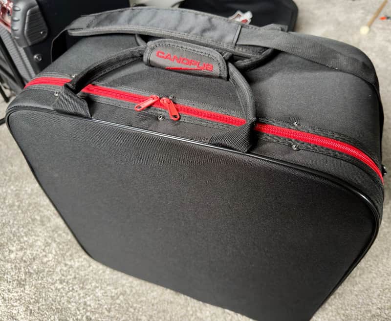 Brand NEW Rare Japan-only Canopus semi-hard flight case - fits 14x5-6.5" image 1