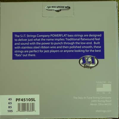 SIT Strings PF45105L PowerFlat Bass Guitar Strings image 2
