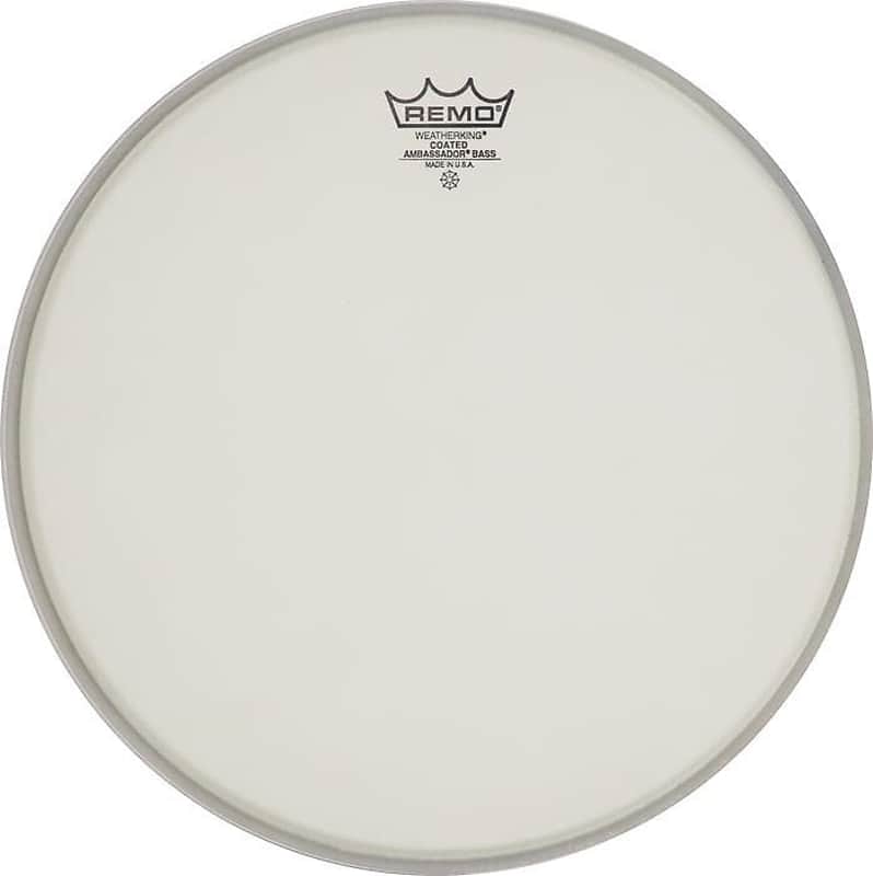 Remo 20" Ambassador Bass Coated image 1