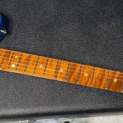 NEW ! Fender American Custom Telecaster NOS - 1-Piece Roasted AAA Flame Maple Neck Fingerboard - Sapphire Blue Transparent - Authorized Dealer - 7.4 lbs - G07467 image 4