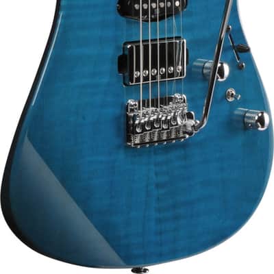Ibanez MMN1-TAB Martin Miller Signature Electric Guitar 6-String - Transparent Aqua Blue + Case image 5