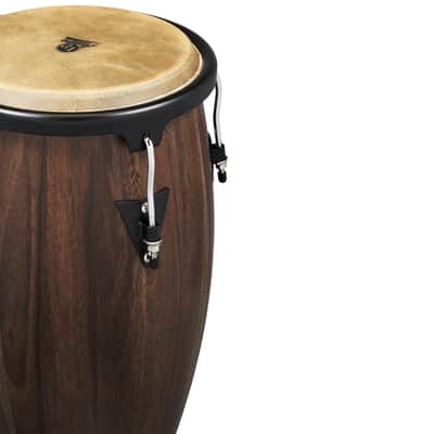 Latin Percussion LP Aspire 11 - 12" Conga Set - Oak Walnut Black w/ Stand (LPA647-SW) image 6