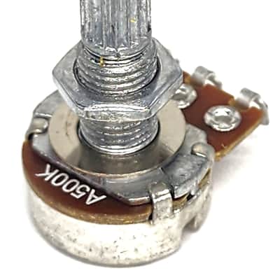 Set of 4 Squier Modders Dime Size A500K Split Shaft Potentiometer image 7