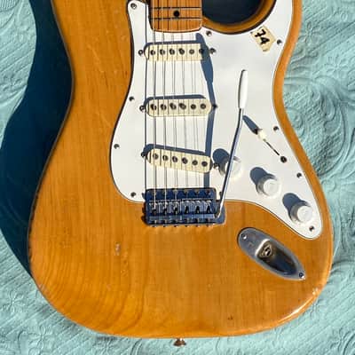 Fender Stratocaster 1974 - Natural - Maple Fingerboard image 2
