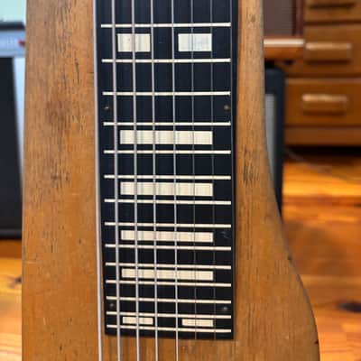 Carvin 8 string lap steel 50’s or ‘60s - Natural image 5