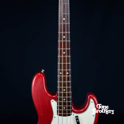 100% Original! 1965 Fender Jazz Bass - Candy Apple Red image 4