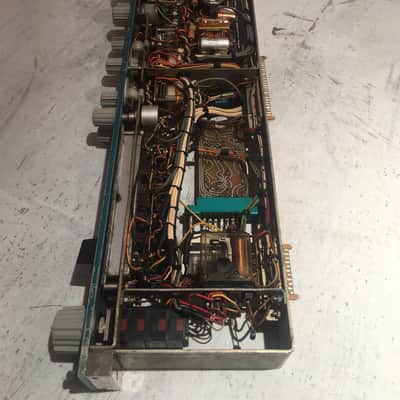 Helios Vintage 12 Channel mixing console ex The Who Ramport Studios 1971 Aqua Blue Green image 21