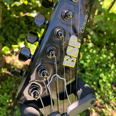 ESP MX250 Explorer 1993 Black NOS condition bell truss rod Metallica Hetfield model image 24