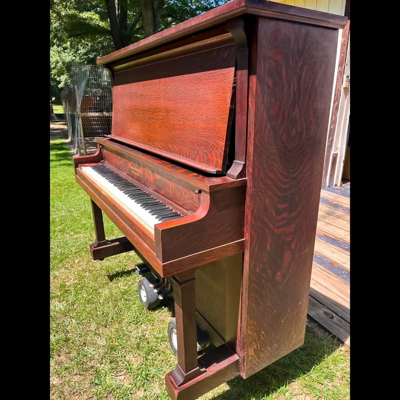 Timeless Acoustic Elegance: Newman Bros. Co. Upright Piano image 1