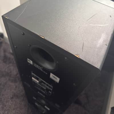 Title: JBL LSR308 Active Studio Monitor Speakers Pair + 2 Metal Stands image 7